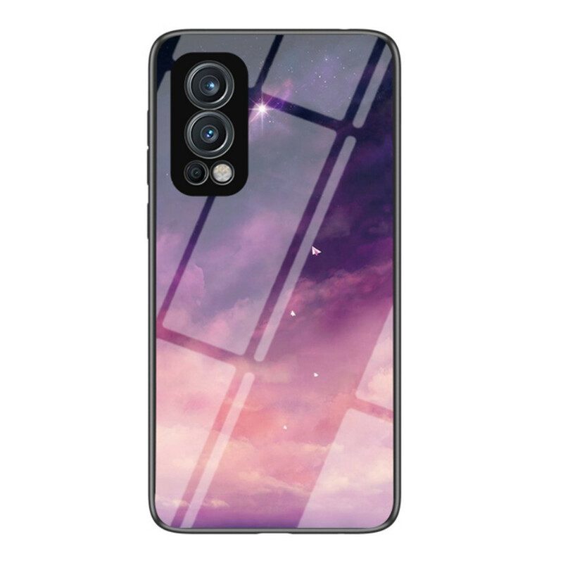 Hoesje voor OnePlus Nord 2 5G Schoonheid Gehard Glas