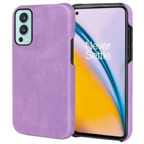 Telefoonhoesje voor OnePlus Nord 2 5G Nieuwe Kleuren Elegantie Ledereffect