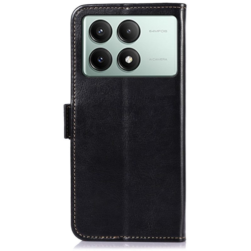 Flip Case Leren Poco X6 Pro 5g Abeel