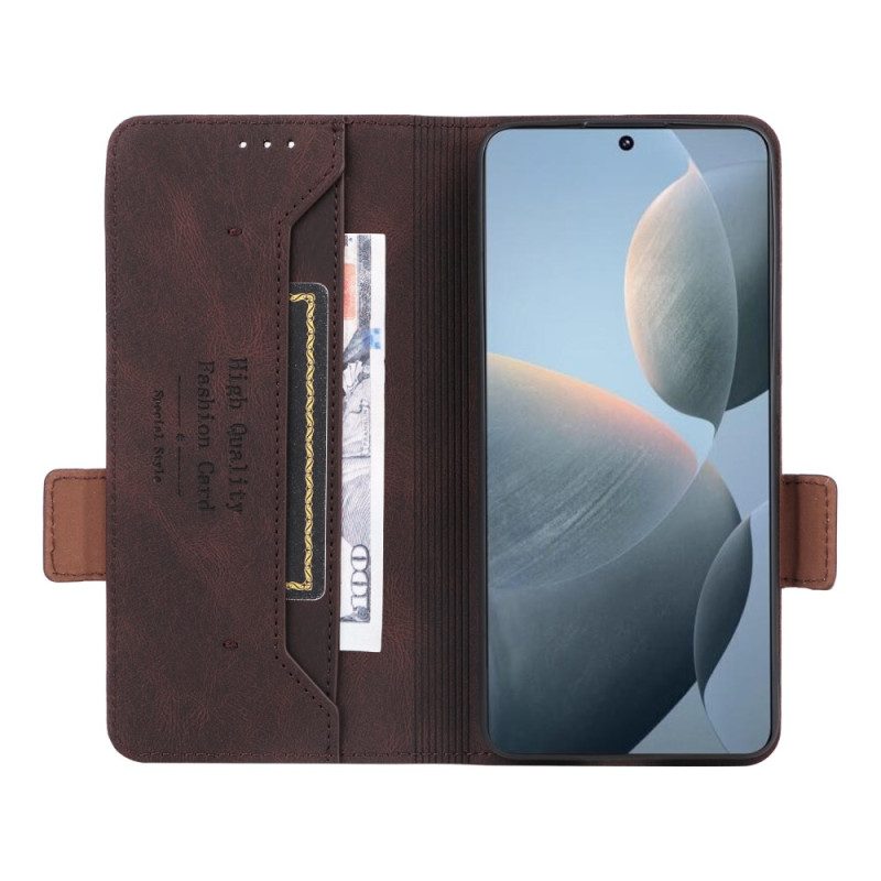 Folio-hoesje Poco X6 Pro 5g Telefoonhoesje Retro-ontwerp