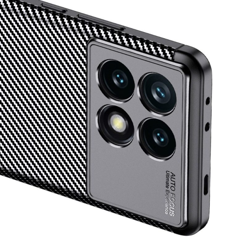 Hoesje Poco X6 Pro 5g Flexibele Koolstofvezel