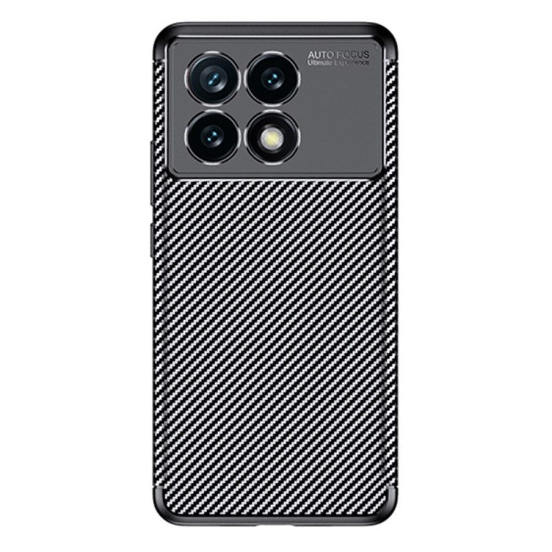 Hoesje Poco X6 Pro 5g Flexibele Koolstofvezel