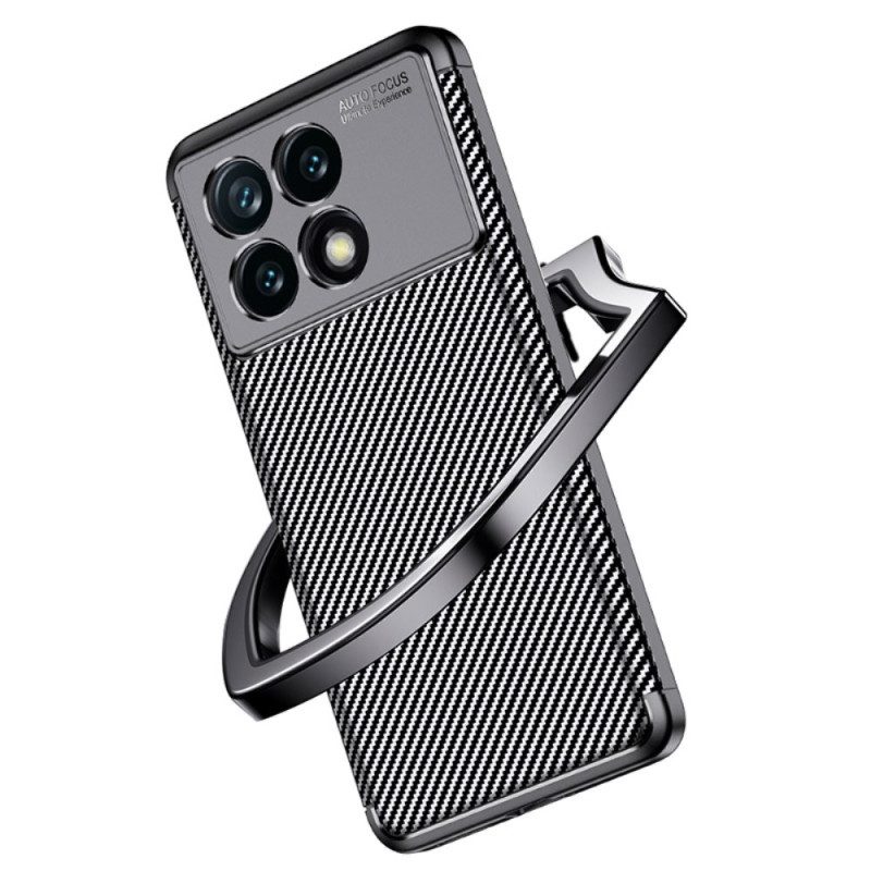 Hoesje Poco X6 Pro 5g Flexibele Koolstofvezel