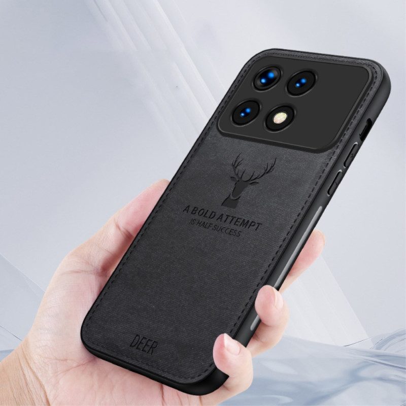 Hoesje Poco X6 Pro 5g Hertenpatroon Bescherming Hoesje