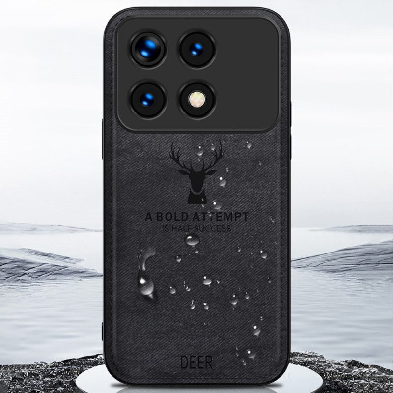 Hoesje Poco X6 Pro 5g Hertenpatroon Bescherming Hoesje