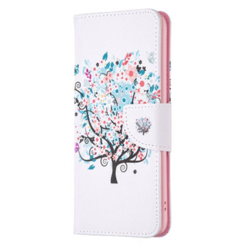 Leren Hoesje Poco X6 Pro 5g Bloeiende Boom