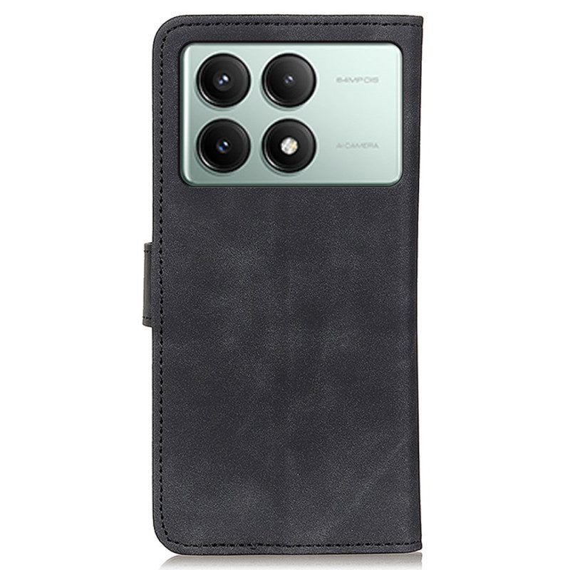 Leren Hoesje Poco X6 Pro 5g Retrostijl Khazneh Bescherming Hoesje