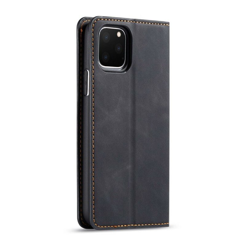 Bescherming Hoesje voor iPhone 11 Pro Folio-hoesje Forwenw Ledereffect