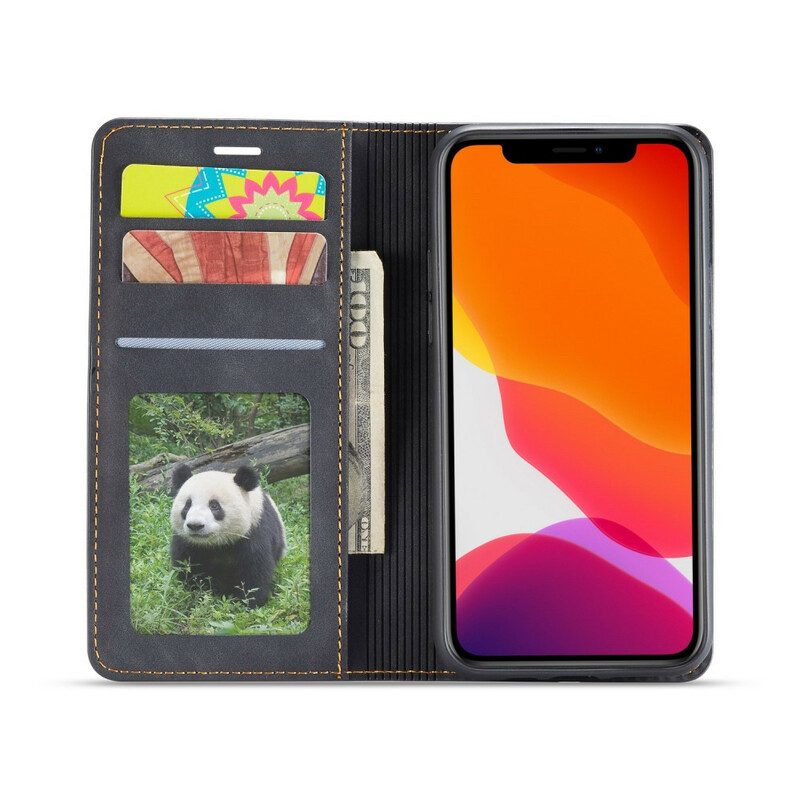 Bescherming Hoesje voor iPhone 11 Pro Folio-hoesje Forwenw Ledereffect