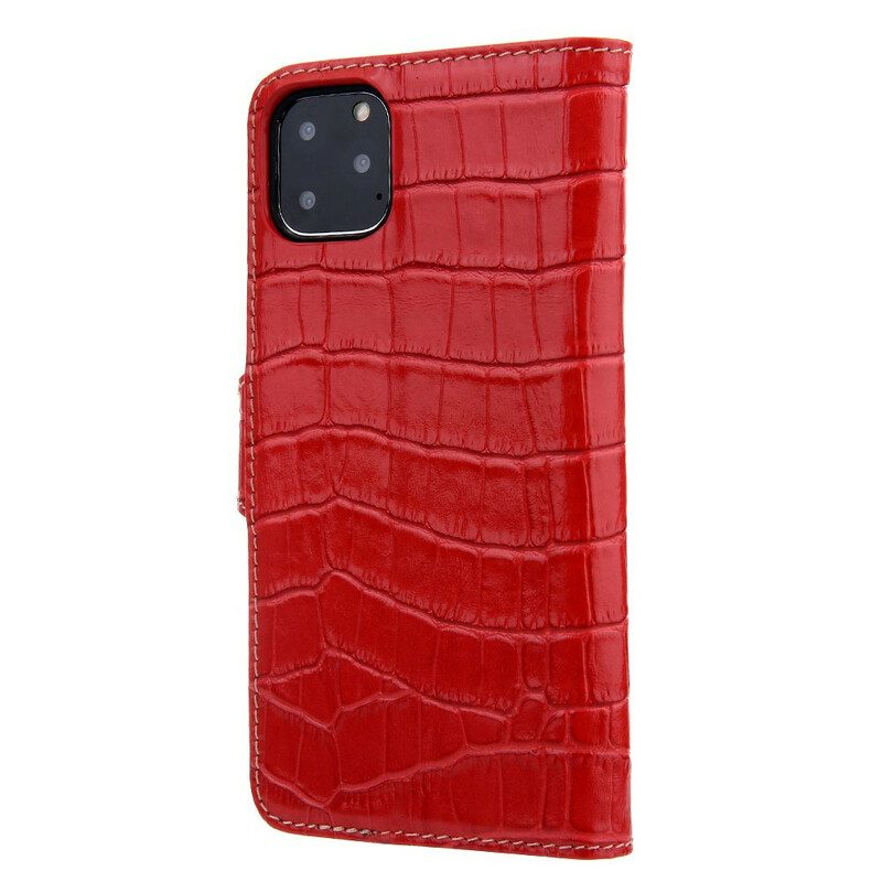 Flip Case voor iPhone 11 Pro Knappe Krokodil