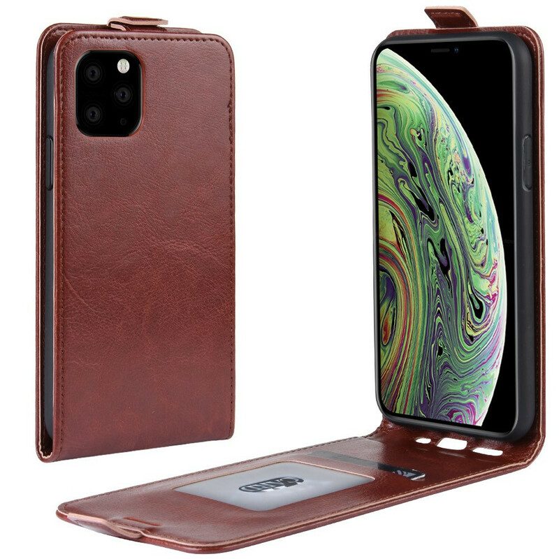 Folio-hoesje voor iPhone 11 Pro Flip Case Retro Opvouwbaar