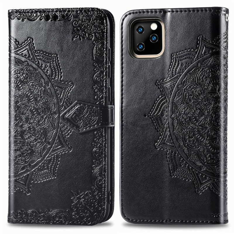 Folio-hoesje voor iPhone 11 Pro Mandala Middeleeuwen