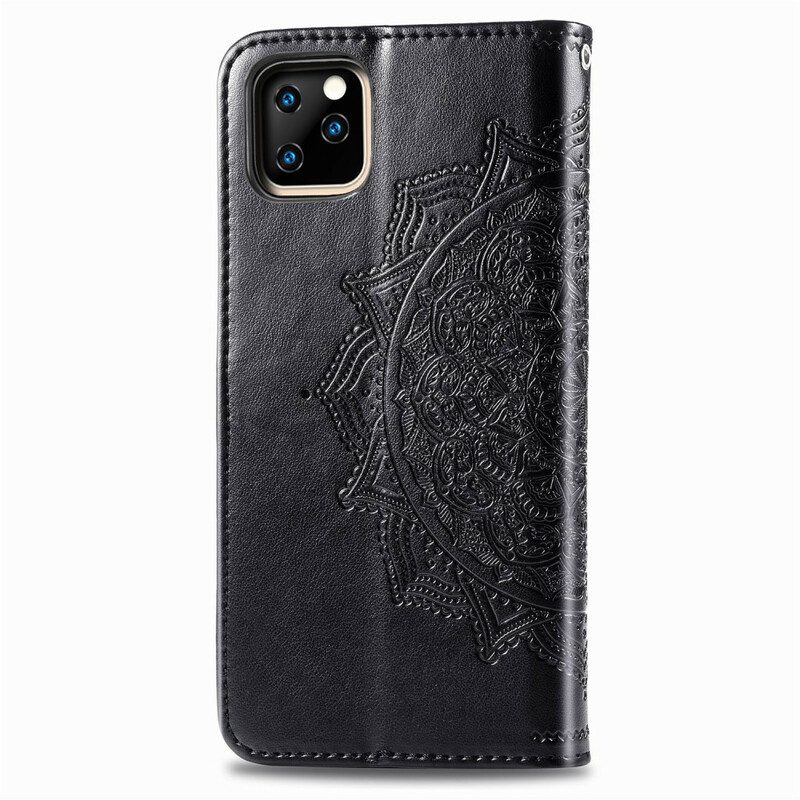 Folio-hoesje voor iPhone 11 Pro Mandala Middeleeuwen