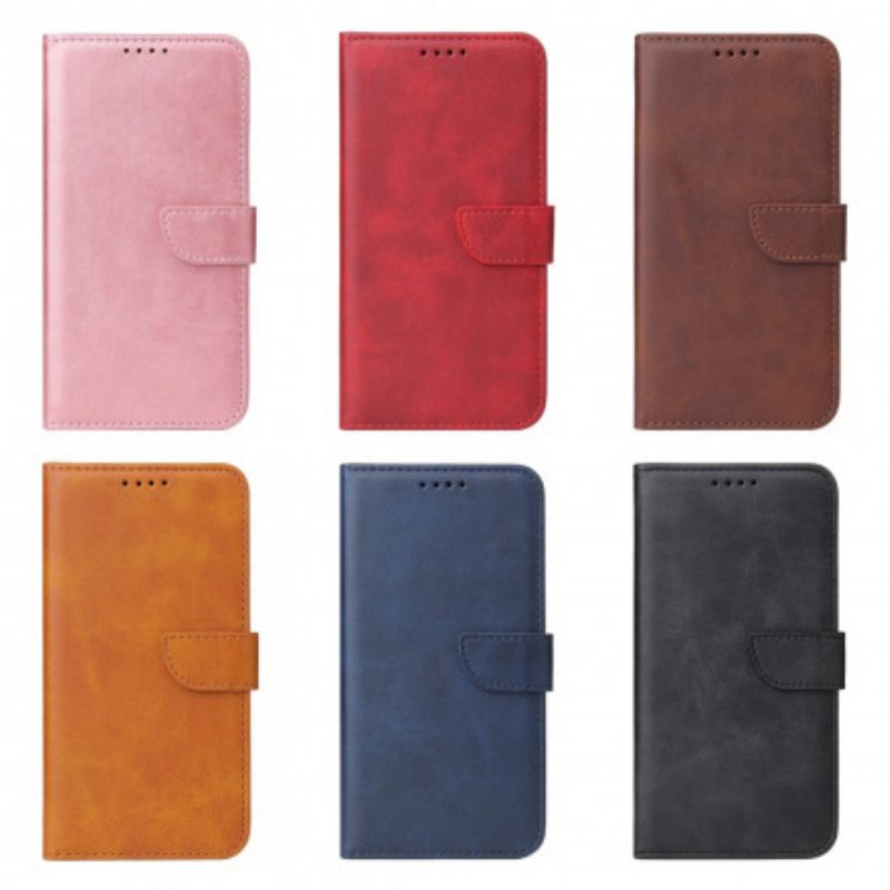 Folio-hoesje voor iPhone 11 Pro Vintage Lederen Stijl