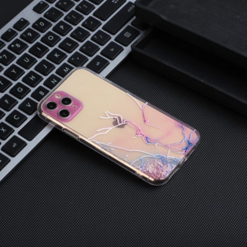 Hoesje voor iPhone 11 Pro Artistieke Flexibele Siliconen