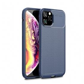 Hoesje voor iPhone 11 Pro Flexibele Koolstofvezeltextuur