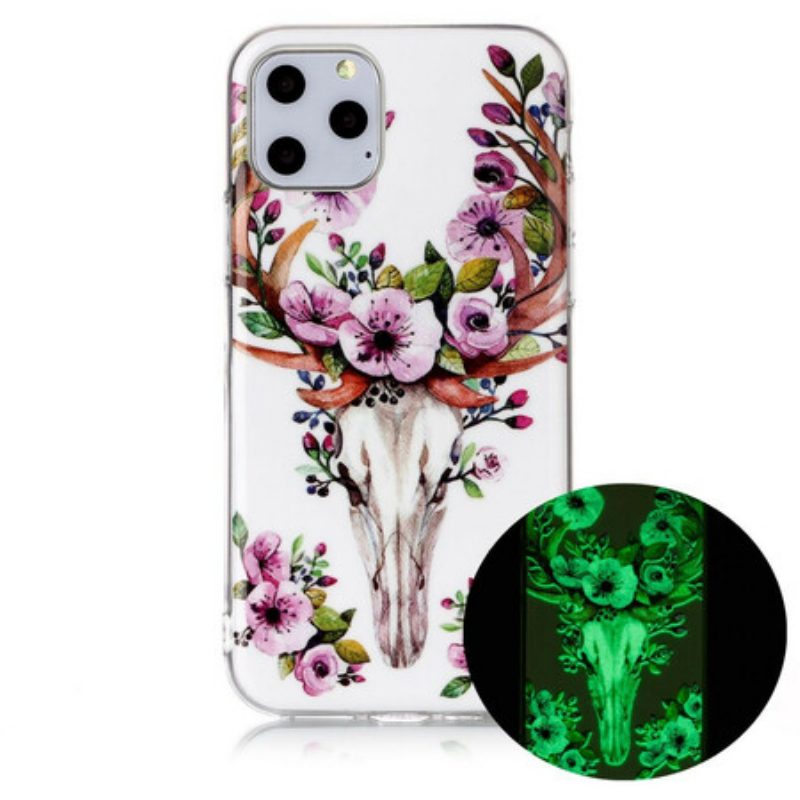 Hoesje voor iPhone 11 Pro Fluorescerende Bloemenelanden