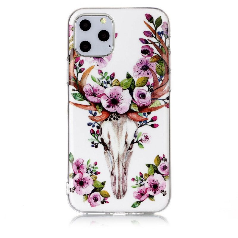 Hoesje voor iPhone 11 Pro Fluorescerende Bloemenelanden