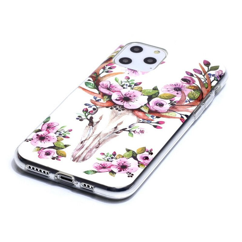 Hoesje voor iPhone 11 Pro Fluorescerende Bloemenelanden