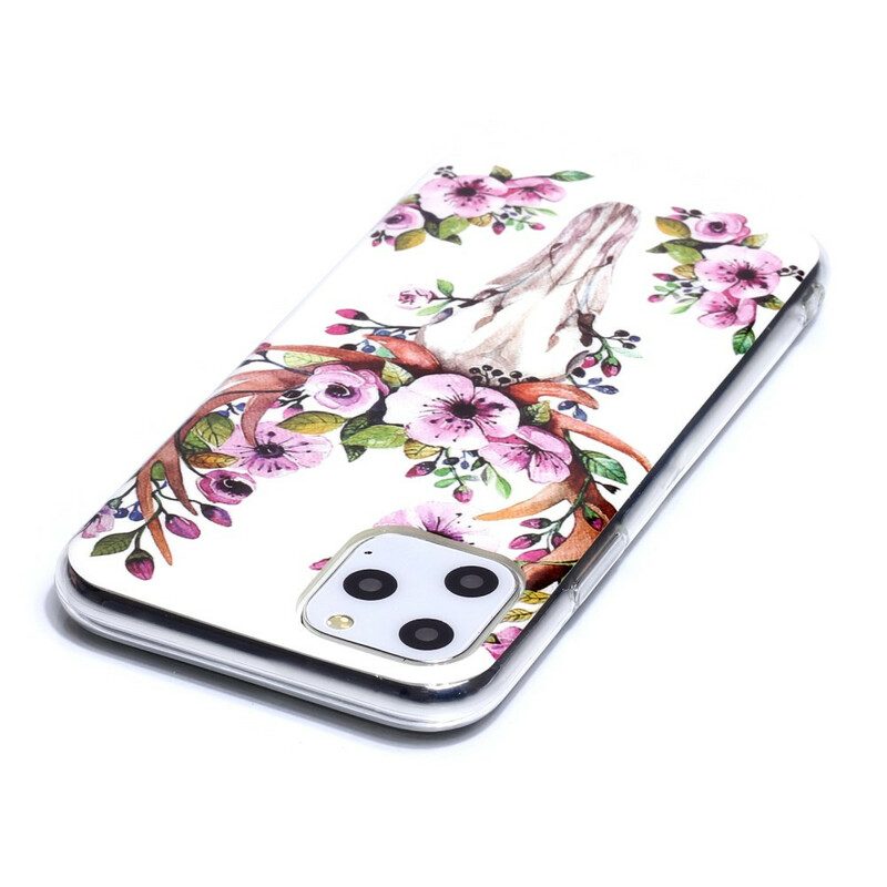 Hoesje voor iPhone 11 Pro Fluorescerende Bloemenelanden