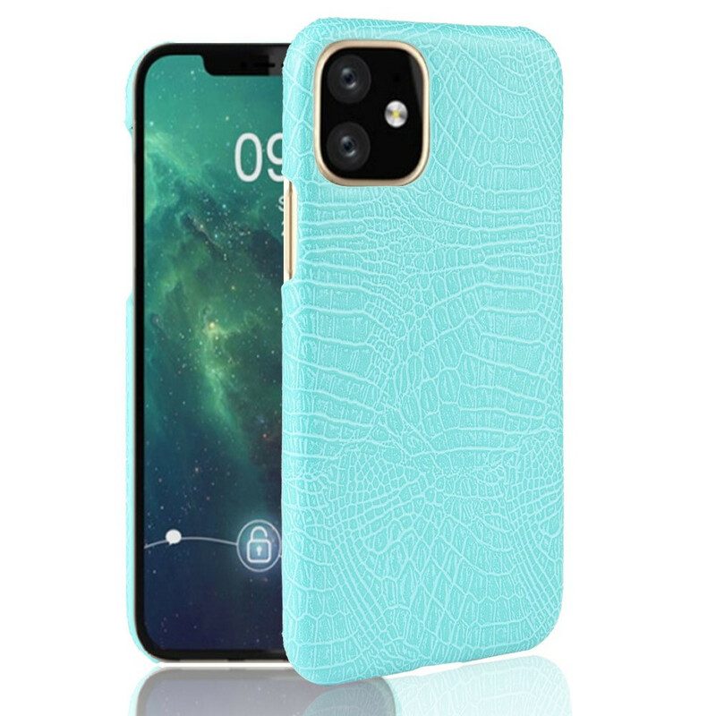 Hoesje voor iPhone 11 Pro Krokodillenhuidstijl