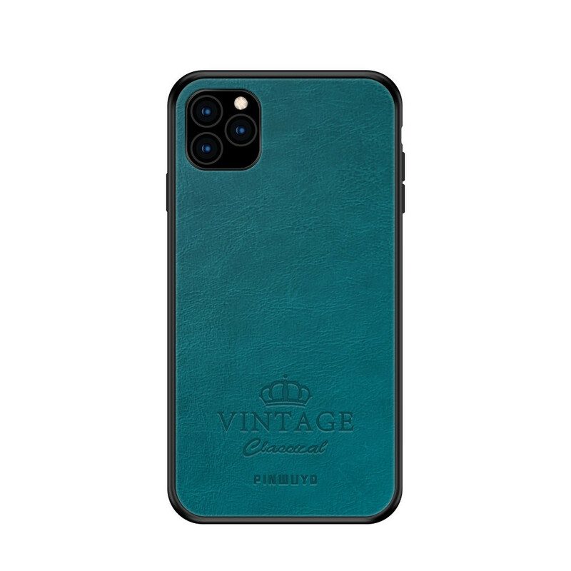 Hoesje voor iPhone 11 Pro Pinwuyo Vintage Leereffect