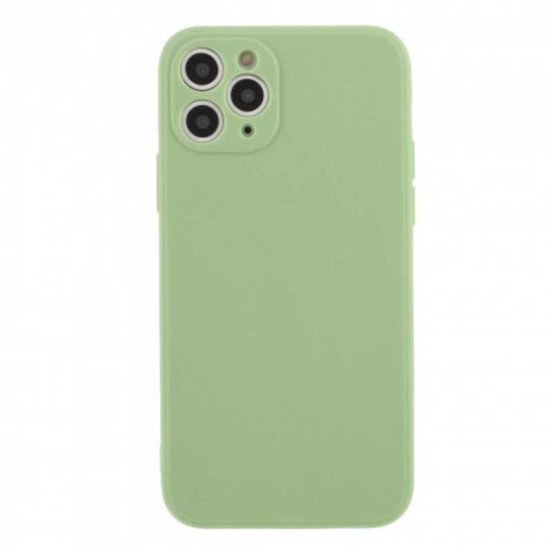 Hoesje voor iPhone 11 Pro Siliconen Mat Pure Kleur