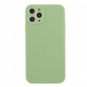 Hoesje voor iPhone 11 Pro Siliconen Mat Pure Kleur