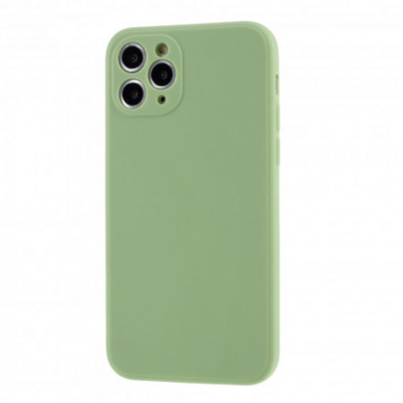 Hoesje voor iPhone 11 Pro Siliconen Mat Pure Kleur