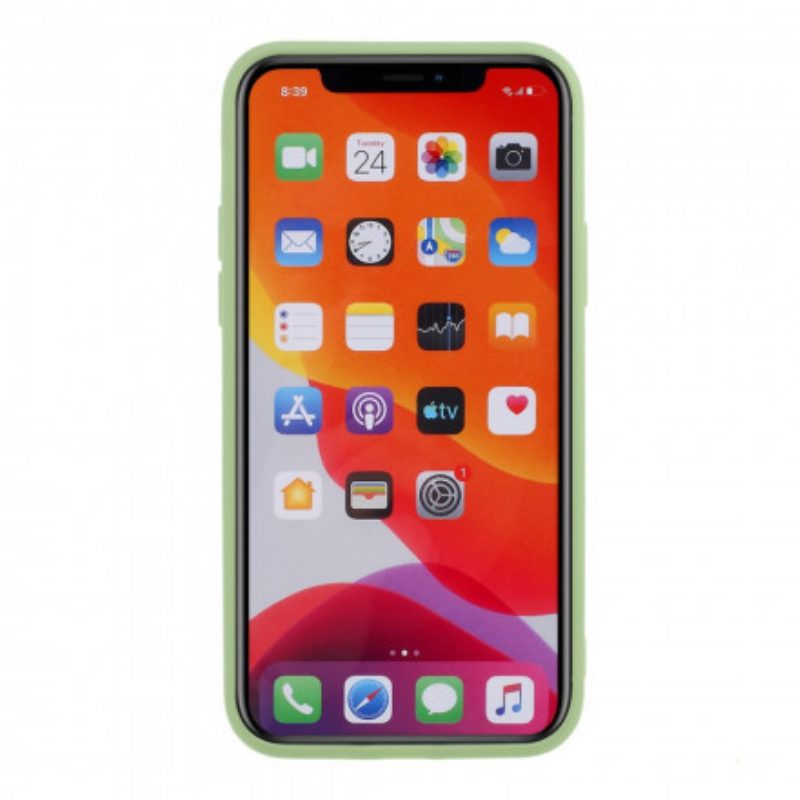 Hoesje voor iPhone 11 Pro Siliconen Mat Pure Kleur