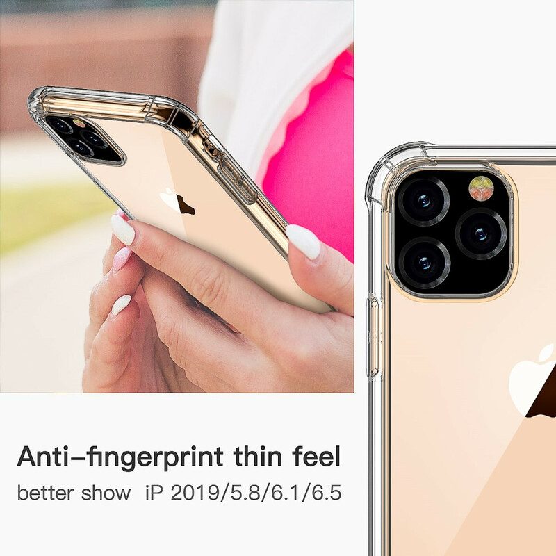 Hoesje voor iPhone 11 Pro Transparant Leeu-ontwerp