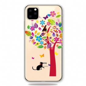 Telefoonhoesje voor iPhone 11 Pro Kat Onder De Boom