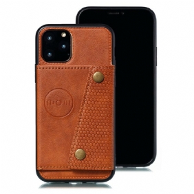 Telefoonhoesje voor iPhone 11 Pro Portemonnee Leren Snap Portemonnee