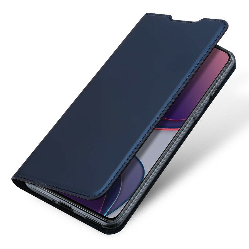 Bescherming Hoesje voor OnePlus 8T Folio-hoesje Skinpro Dux Ducis