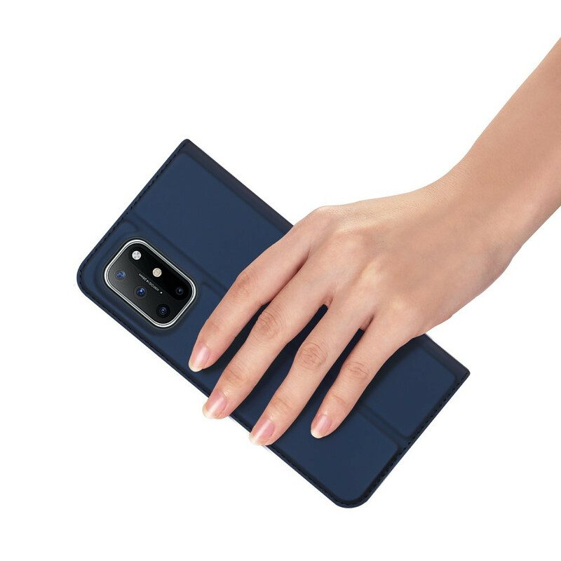 Bescherming Hoesje voor OnePlus 8T Folio-hoesje Skinpro Dux Ducis