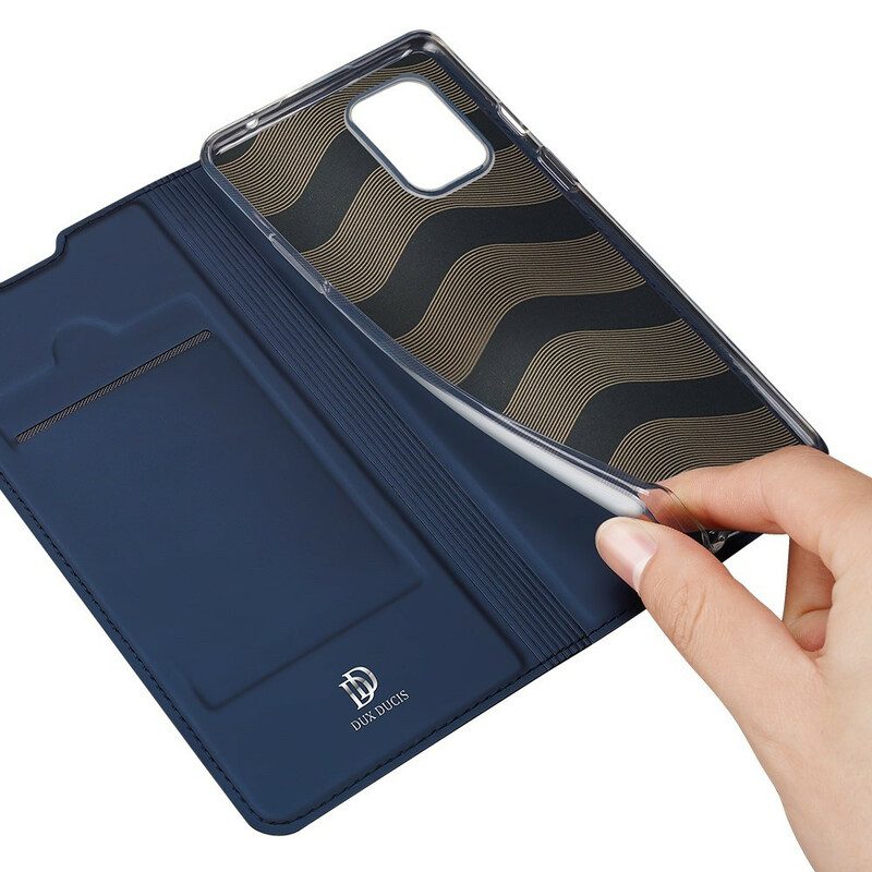 Bescherming Hoesje voor OnePlus 8T Folio-hoesje Skinpro Dux Ducis