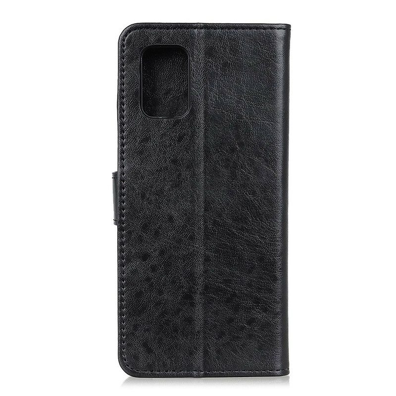 Flip Case voor OnePlus 8T Getextureerd Kunstleer