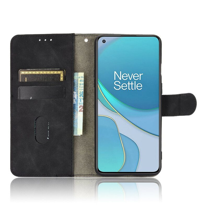 Folio-hoesje voor OnePlus 8T Aanraking Van De Huid