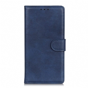 Folio-hoesje voor OnePlus 8T Retro Mat Leereffect