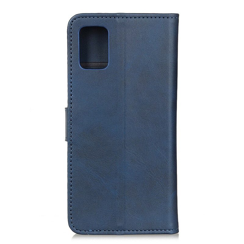 Folio-hoesje voor OnePlus 8T Retro Mat Leereffect