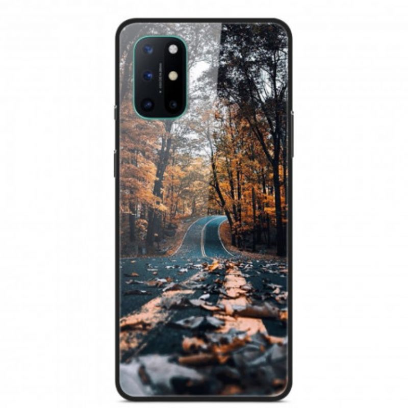 Hoesje voor OnePlus 8T Gehard Glas Route Du Bonheur