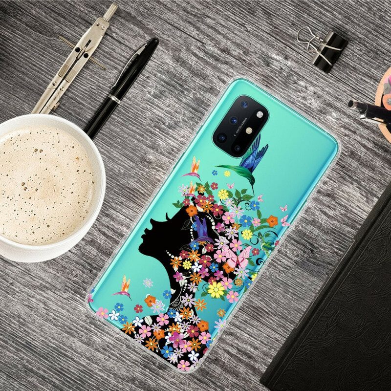 Hoesje voor OnePlus 8T Mooi Bloemhoofd