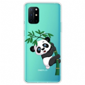 Hoesje voor OnePlus 8T Naadloze Panda Op Bamboe