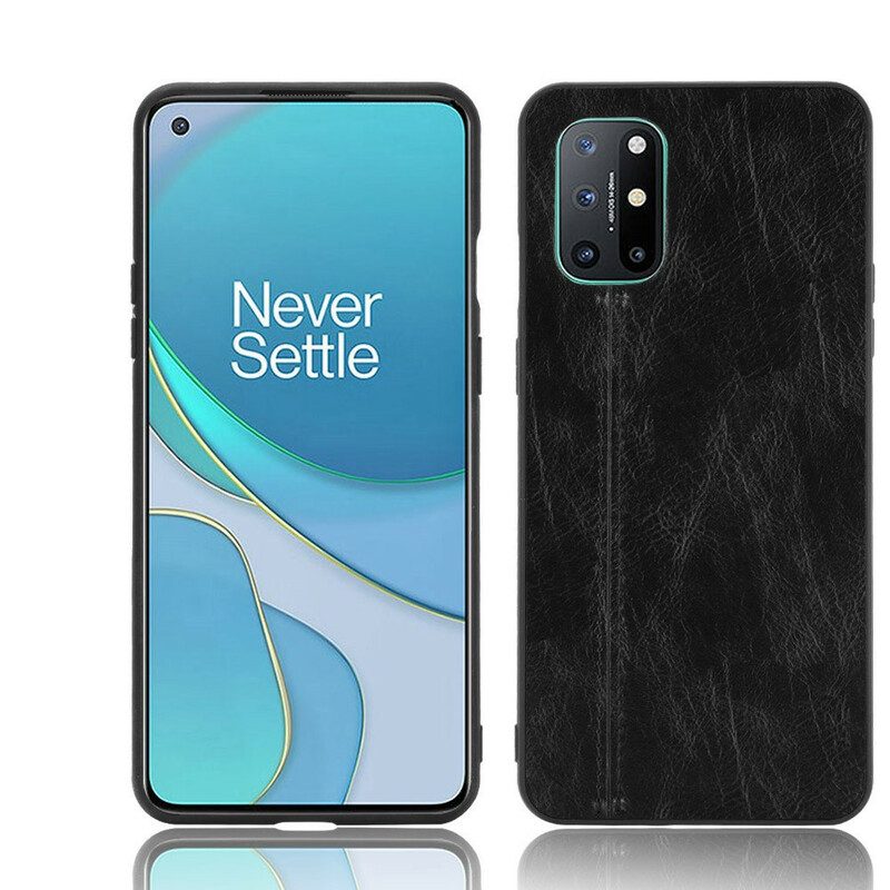 Hoesje voor OnePlus 8T Stijl Lederen Stiksels