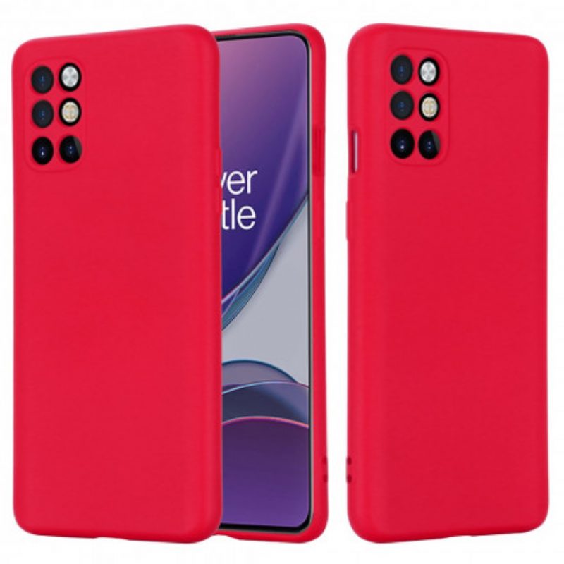 Hoesje voor OnePlus 8T Vloeibare Siliconen Met Sleutelkoord