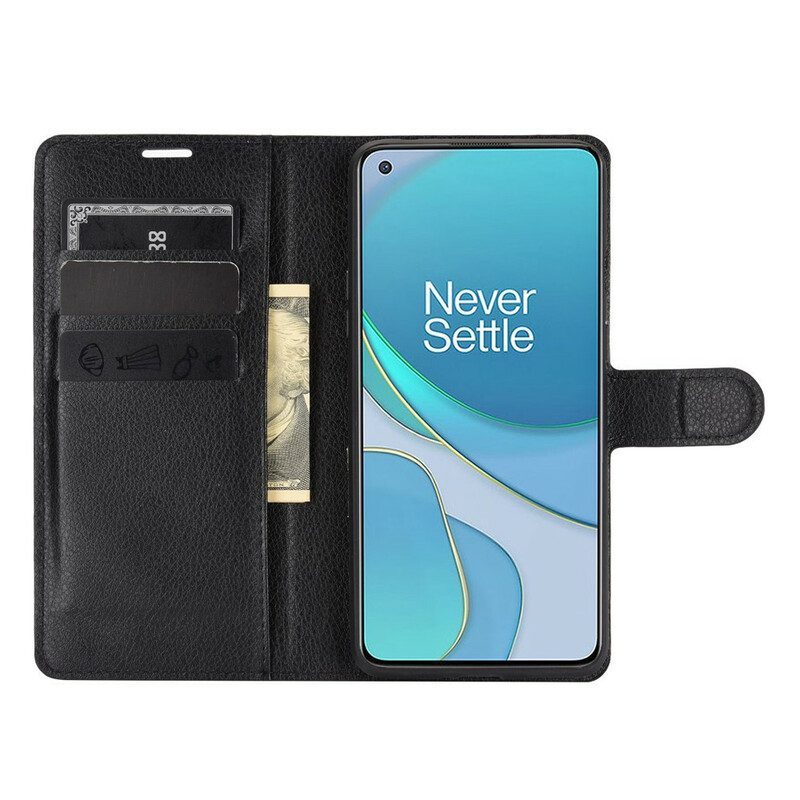 Leren Hoesje voor OnePlus 8T Klassiek