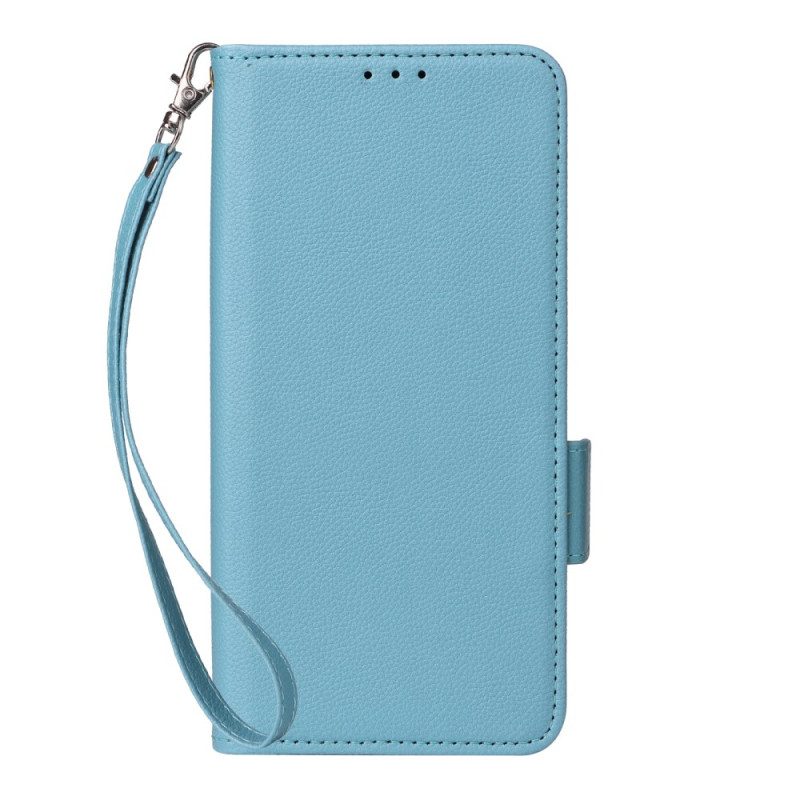 Flip Case Leren Honor 200 Lite Dubbele Sluiting En Riem