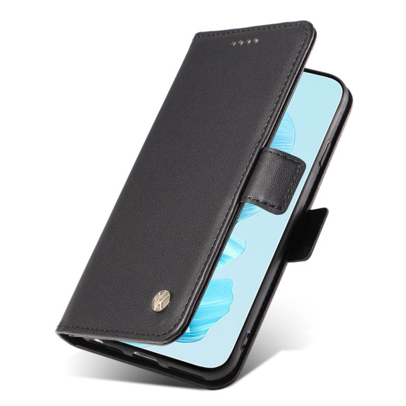 Flip Case Leren Honor 200 Lite Klassieke Yikatu