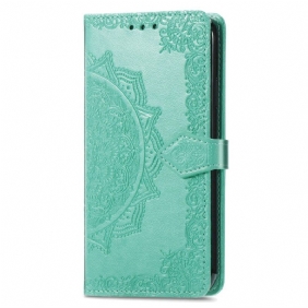 Folio-hoesje Honor 200 Lite Telefoonhoesje Barok Mandala Met Riempje