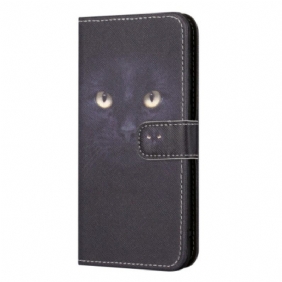 Leren Hoesje Honor 200 Lite Kattenogen Met Bandjes Bescherming Hoesje